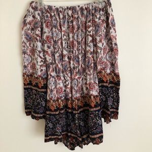 Peppermint off the shoulder romper small